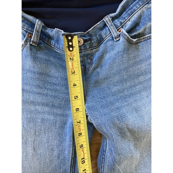 Abercrombie & Fitch Women's Maternity Jeans The Ankle 90s Straight Size 25/0L - Picture 11 of 14